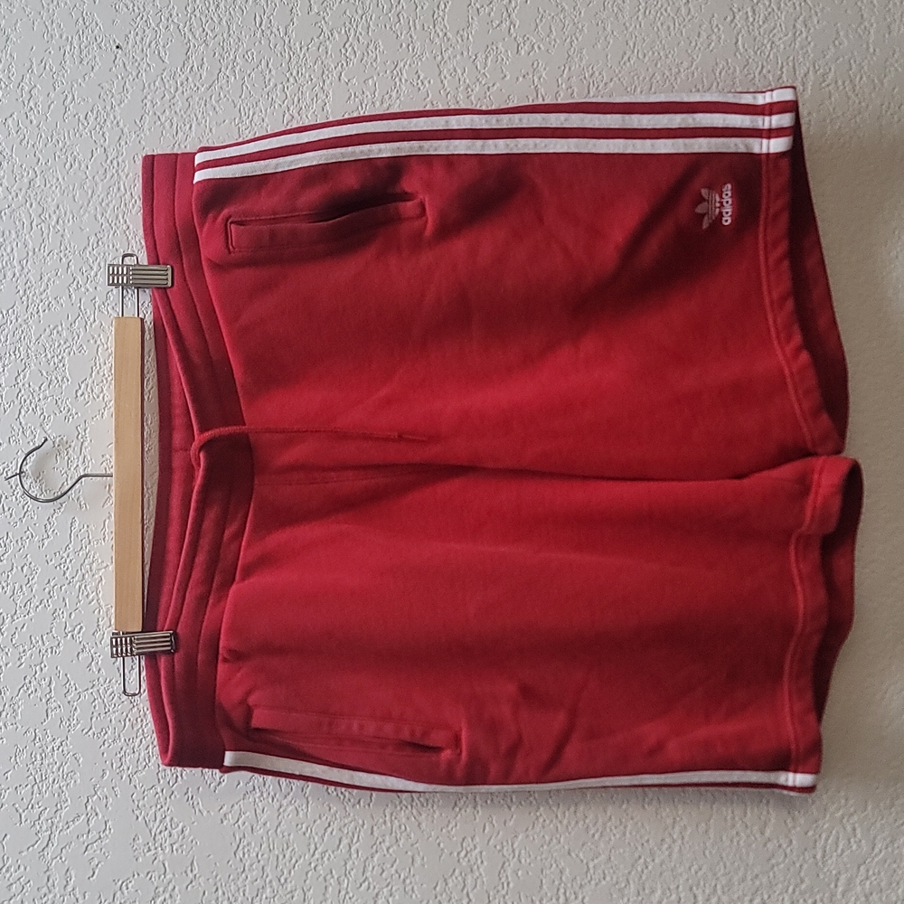 Men's red XL Adidas shorts
